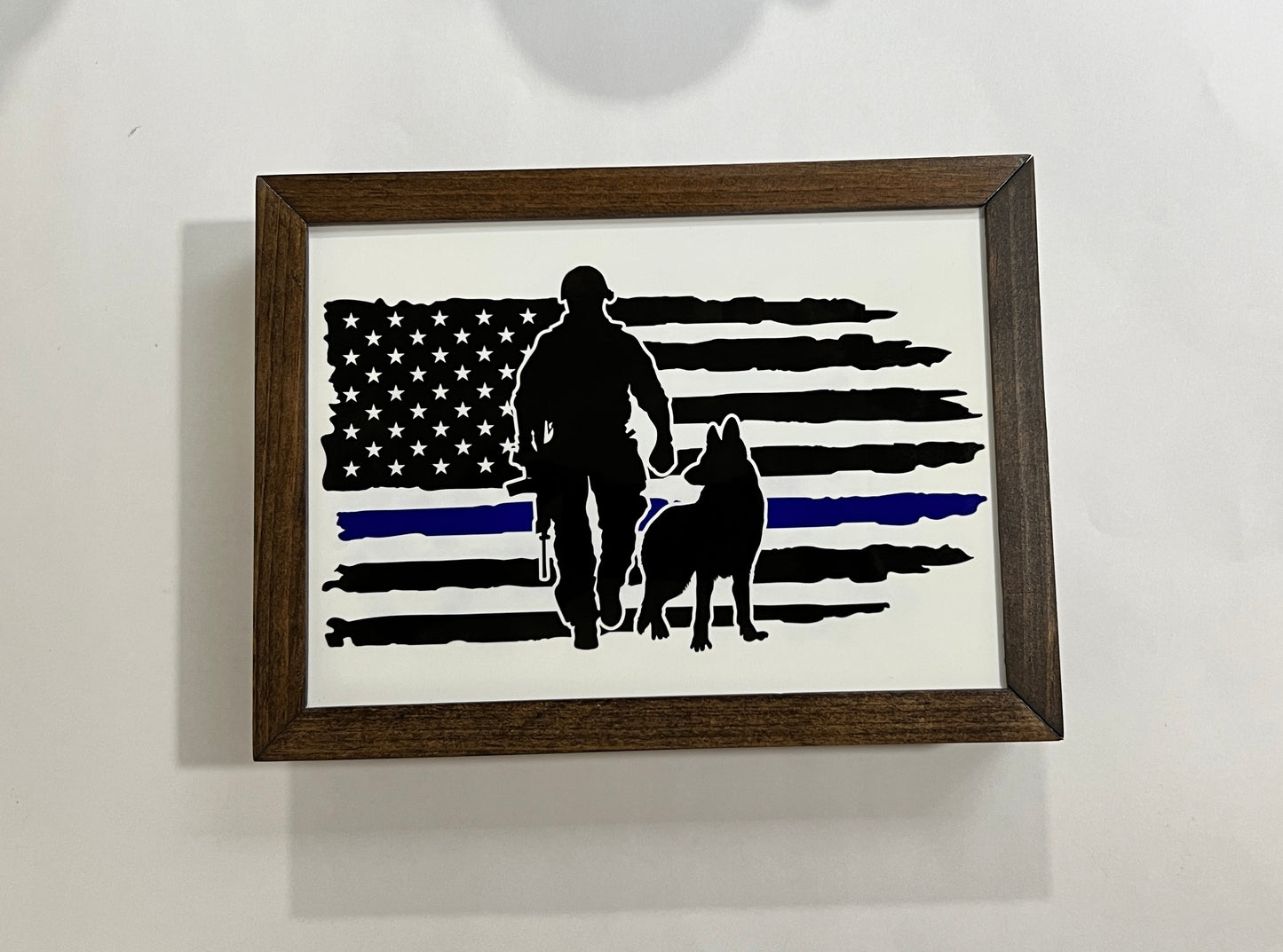 Back The Blue K9 Concealed Storage