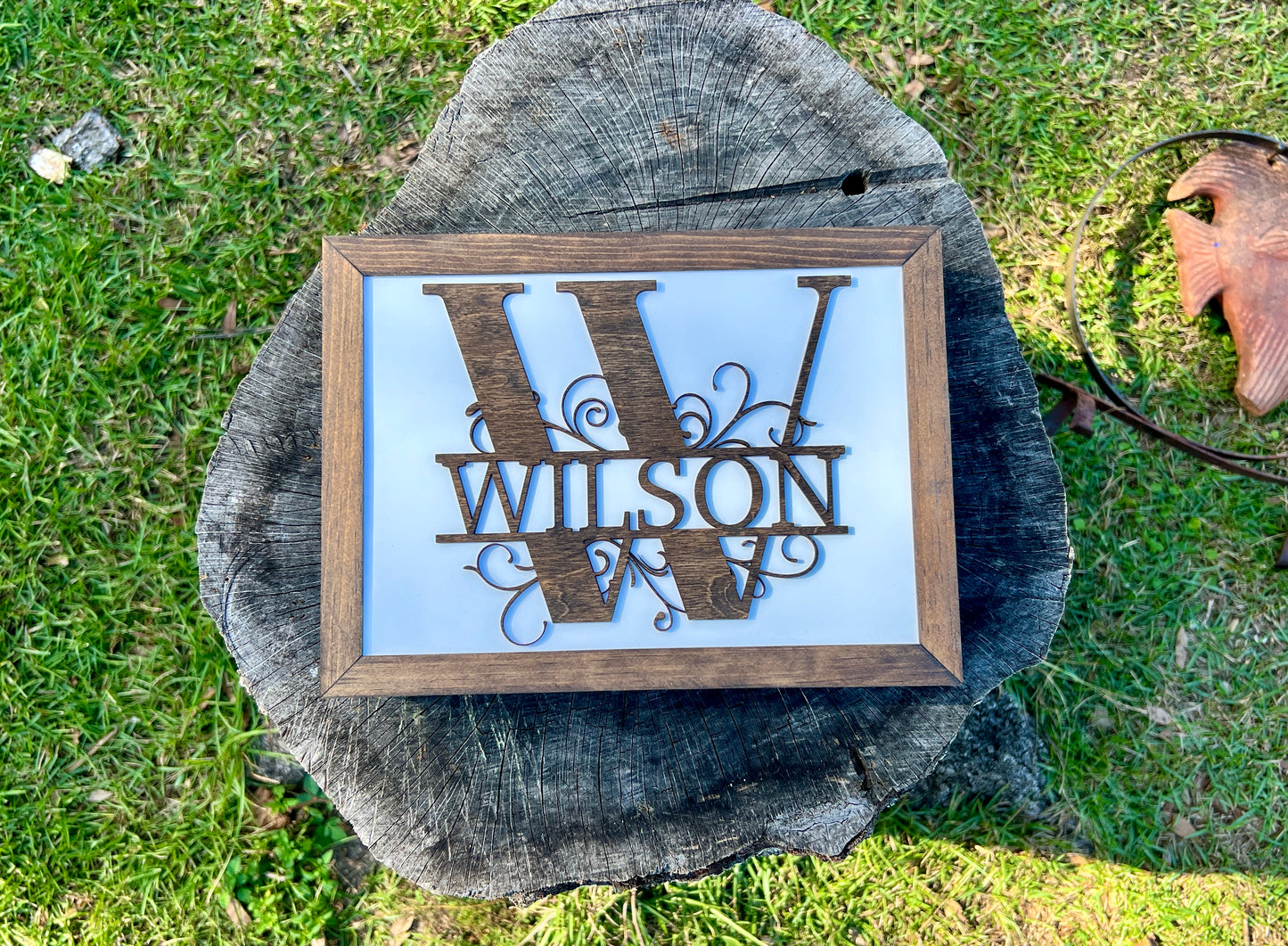 Hidden Gun Box, Monogram Name