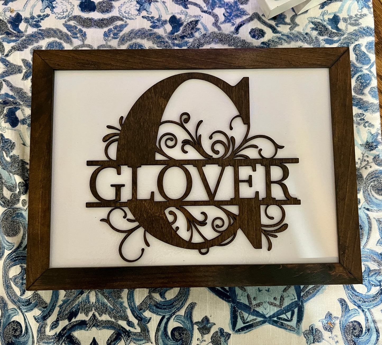 Hidden Gun Box, Monogram Name