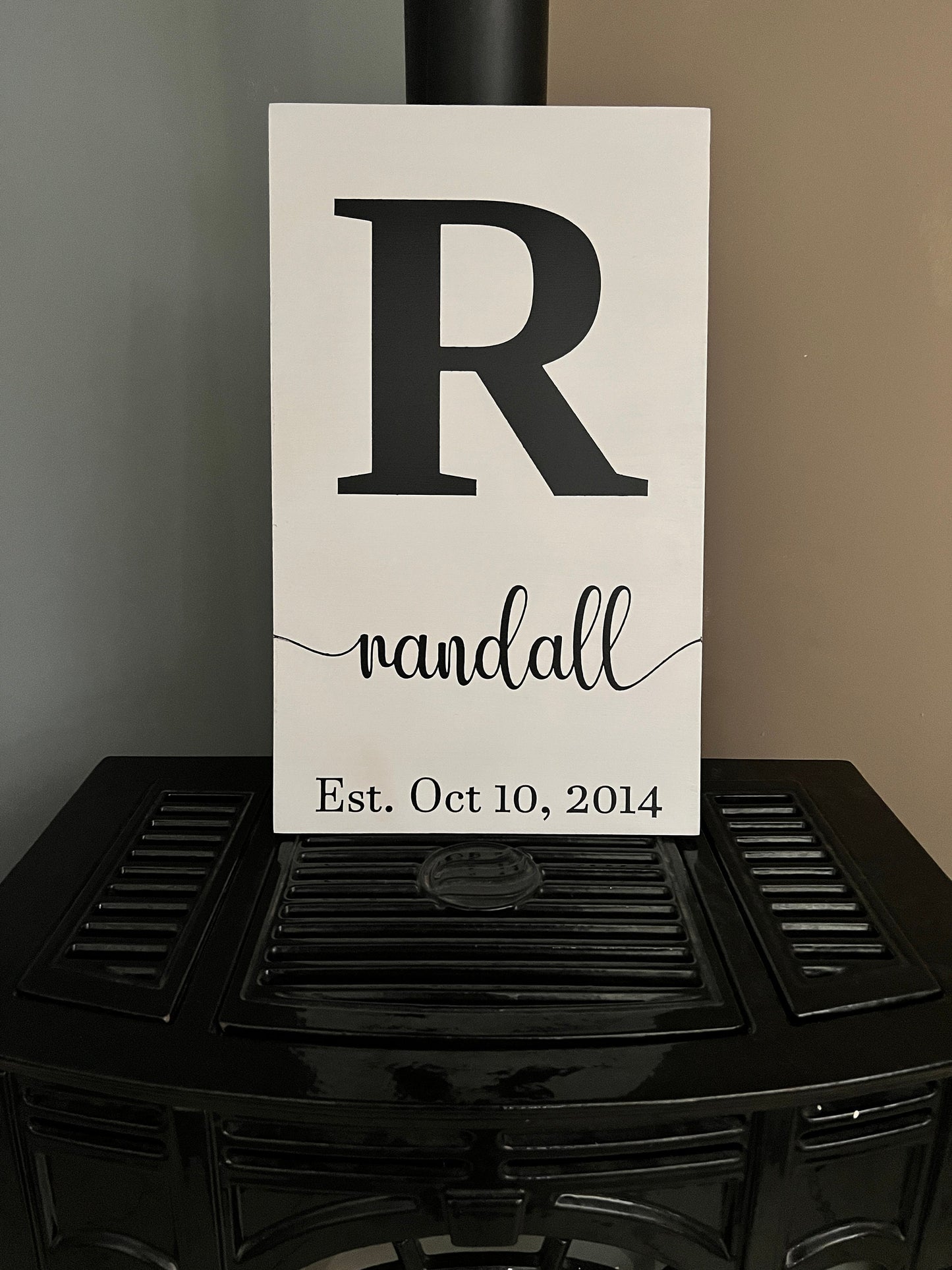 Personalized Family Last Name Sign