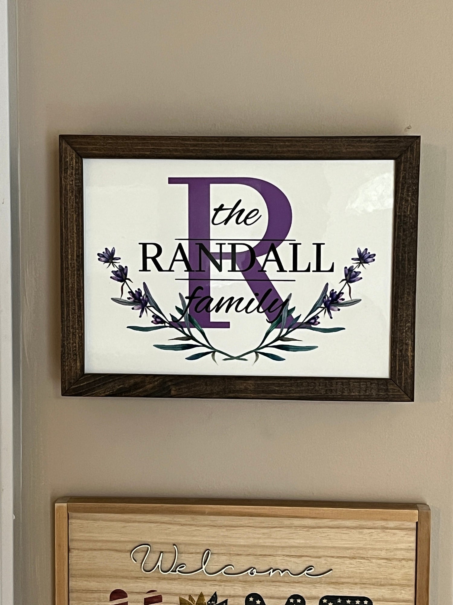 custom family name concealed box