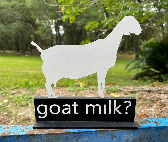 Farmhouse Table Top Goat Decor Shelf Sitter Blacktip Designs LLC